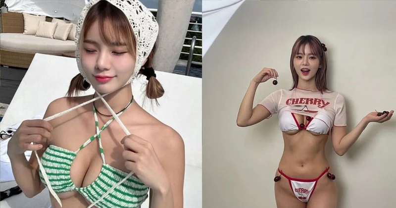 韓女星IG狂曬比基尼辣照！「F奶下胸+重要部位」全露網批：過度暴露