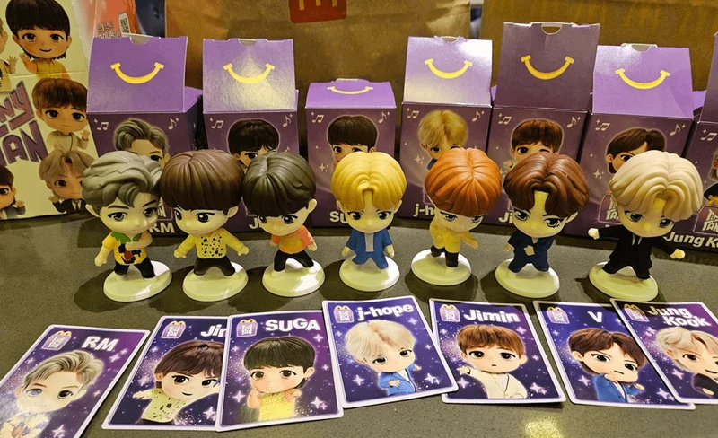 韓娛熱議-麥當勞Happy Meal，BTS公仔今（11日）上市