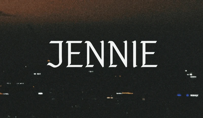 韓娛熱議-BLACKPINK Jennie 所屬社 IG 上傳的韓文字體