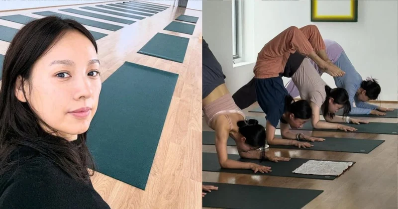 李孝利教瑜伽學員摔成一片！她淡定回：沒關係我有錢