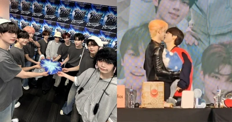 ZB1簽售失控！金地雄、Matthew「嘴對嘴」親下去 粉大亂：我看了什麼？