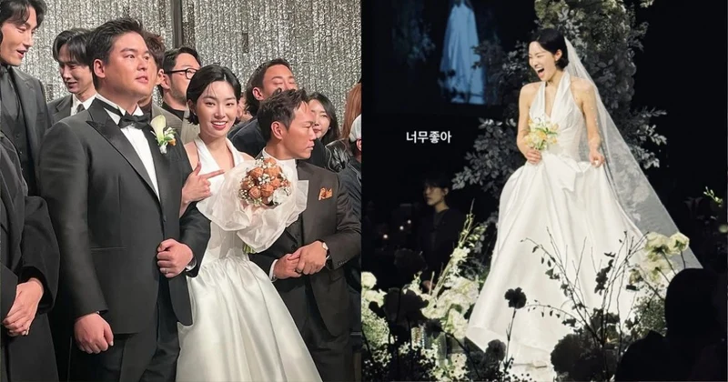 李章宇婚禮內場照甜蜜外流！新娘趙惠元美炸全場　現場根本韓劇名場面