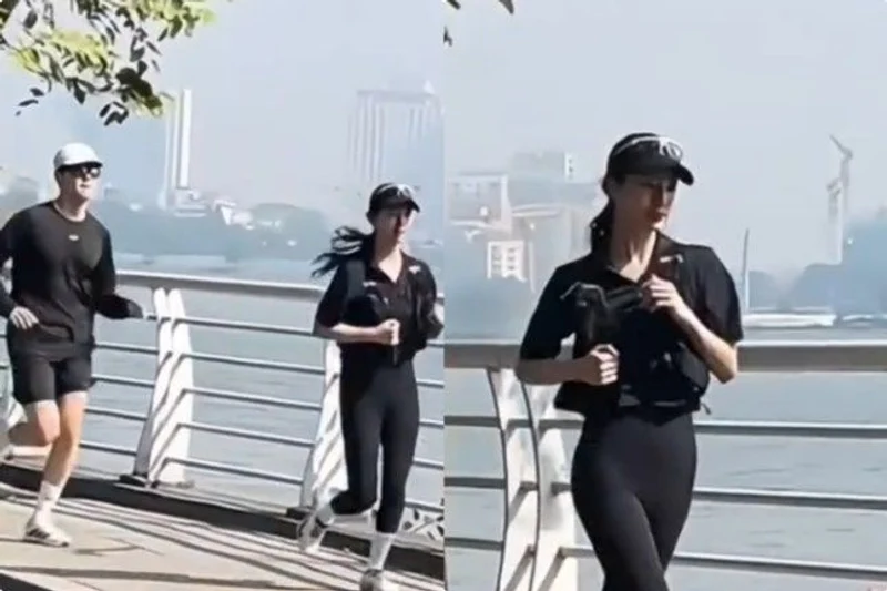 秀智金宣虎越南街頭被拍！無口罩零距離跑步畫面瘋傳 網揭「同框真相」