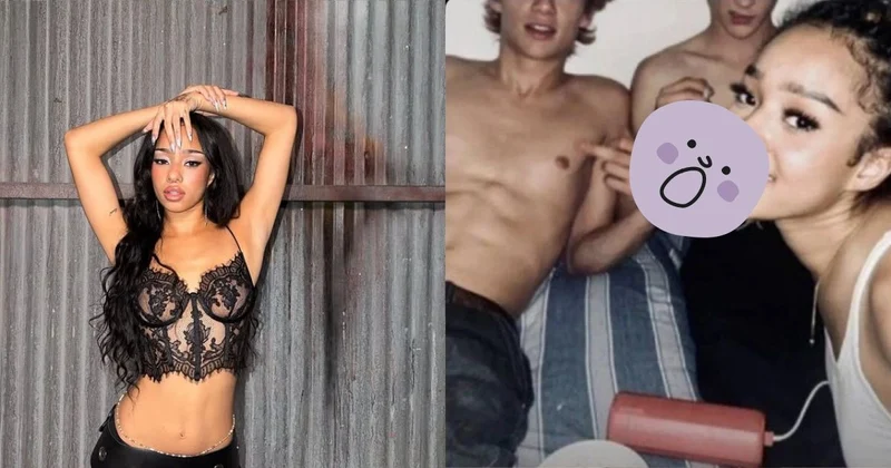 KATSEYE成員出道前舊照遭挖！疑嘴含保險套、與兩帥男同框 網驚：3人一起？