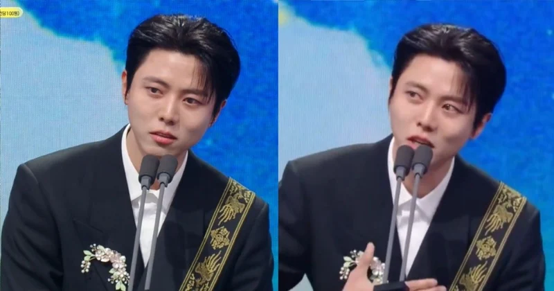 全場心臟漏拍！朱宇宰《KBS演藝大賞》突告白「Arin我愛妳」　真相曝光笑翻