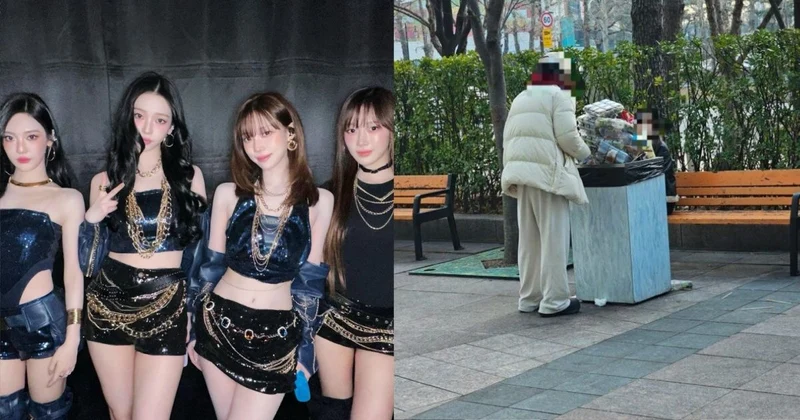 去年沒給、今年隨便應付？aespa逆應援被嫌寒酸　整袋丟垃圾桶畫面瘋傳