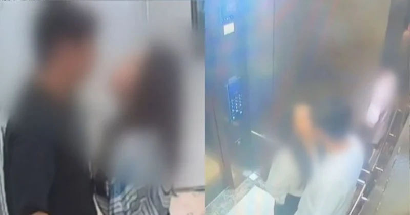 韓女歌手遭控當小三！電梯激吻人夫畫面曝光 正宮淚揭「早已同居」內幕