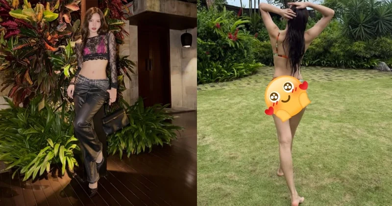 BLACKPINK Lisa辣曬峇里島比基尼照！渾圓「屁股蛋」全看光 網全看暈
