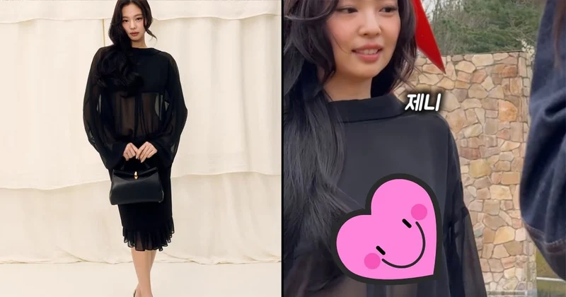 Jennie活動大膽解放！「下乳失蹤」透視禮服太衝擊 網吵翻：色情VS高端時尚