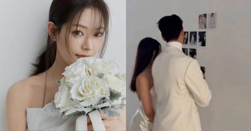 《黑白大廚》中餐女神婚紗照曝光！甜喊收到太多愛 超帥醫師尪首入鏡