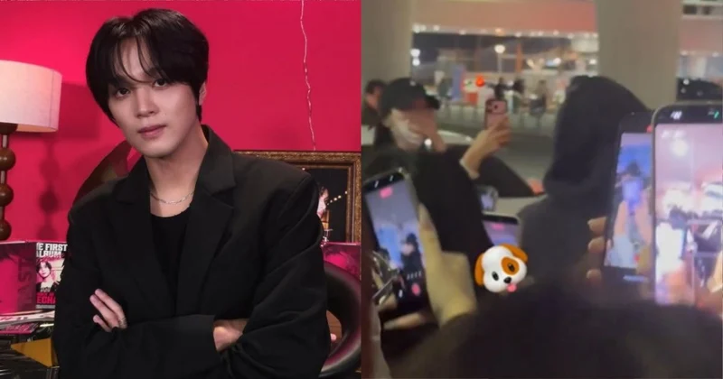 NCT楷燦遭爆與圈外女友同機返韓？機場慘遭圍堵飆罵、貼身推擠　失控畫面瘋傳