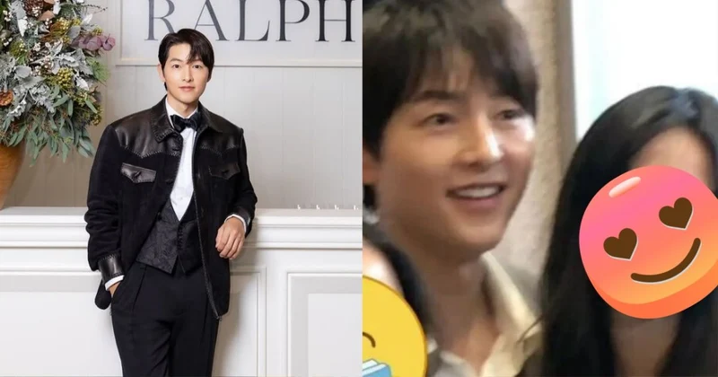 凱蒂本人有多美？宋仲基首度帶二婚愛妻公開亮相　同場女星驚呆摀嘴