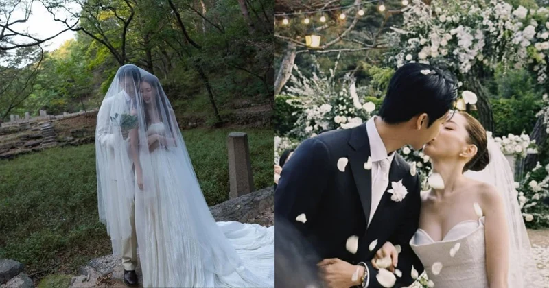 又一對戀綜CP修成正果！穩交7年升格夫妻　浪漫戶外婚禮畫面曝光