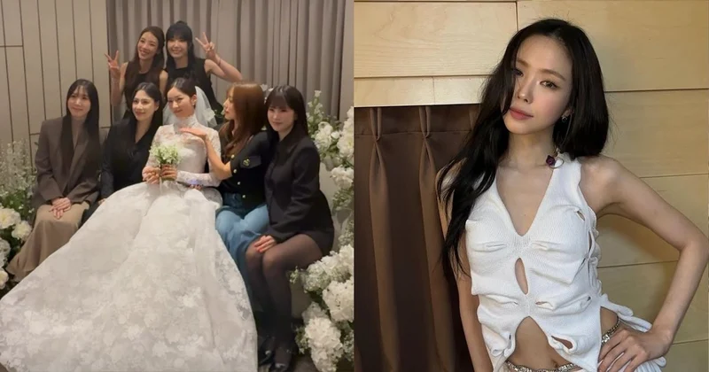 尹普美婚禮Apink合體了！退團11年洪瑜暻罕見現身 孫娜恩缺席原因再被挖